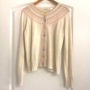 Crazyhorse a Liz Claiborne company flower sweater
